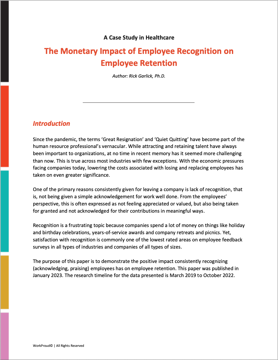 A Case Study in Healthcare